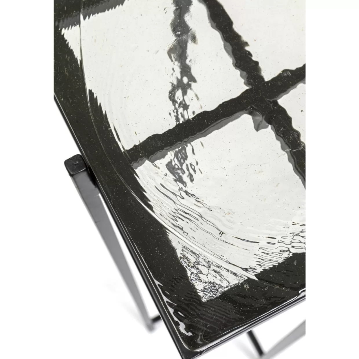 Console KARE Design Ice Nero - Credenza Moderna con Comò Integrato, 98 cm x 80 cm - Soluzioni Abitative Eleganti con Stoccaggio Intelligente