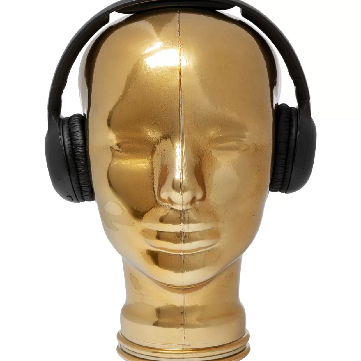 Supporto per Cuffie Elegante in Oro Metallizzato - Accessori Decorativi e Regali KARE Design