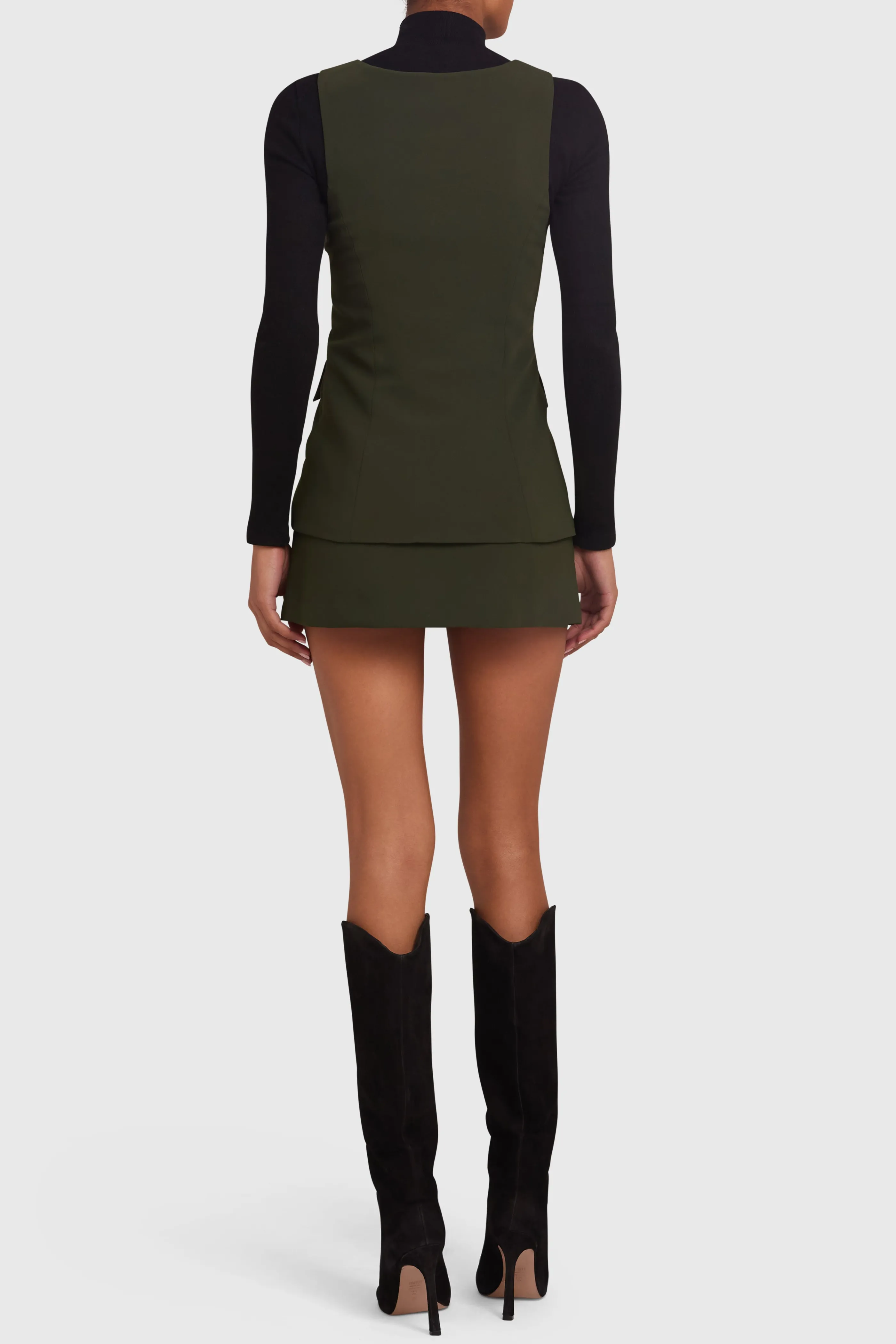 Amanda Uprichard Tuta Corta Con Scollo a Cuore - Abito Estivo Elegante in Jersey Da Donna, Stile Casual-Chic Per Estate 2024