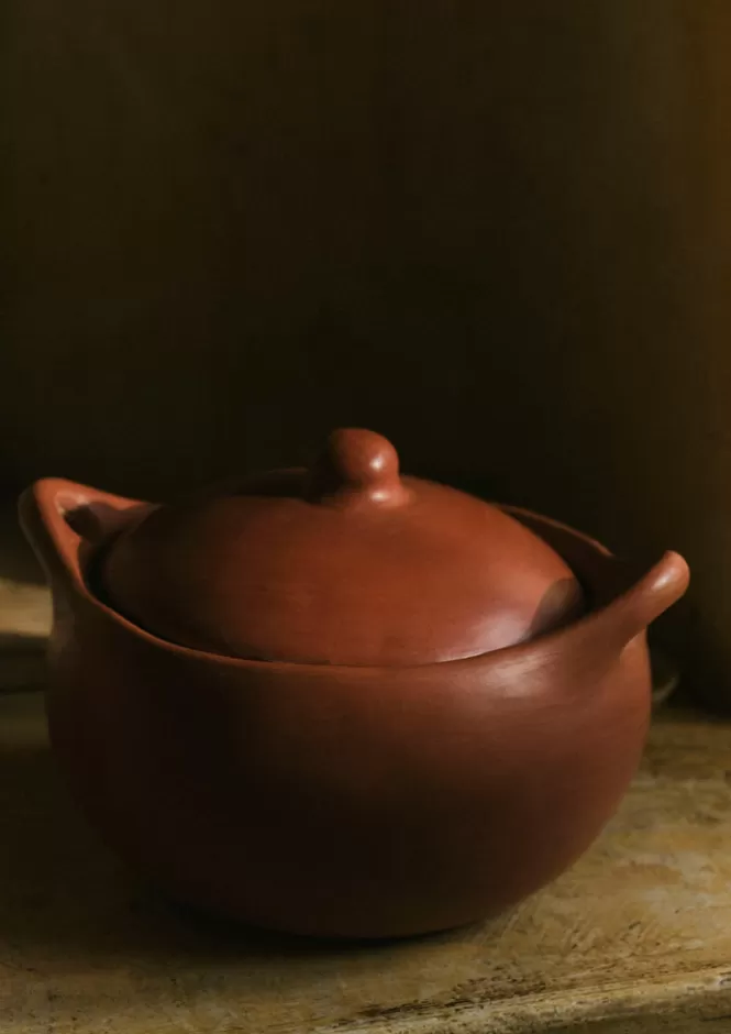 Casseruola in Argilla Naturale La Chamba - Ideale per Cucina Casalinga