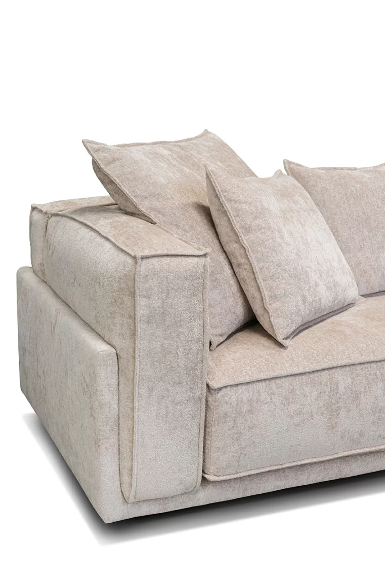 KARE Design Divani Moderni · Set Angolare Lamal 2 Posti con Bracciolo Destro · Tessuto Feel Me - Confortevole e Design Contemporaneo