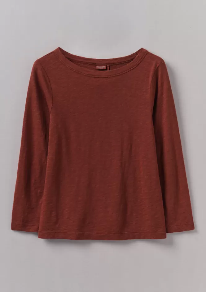 Maglietta Lia Donna Con Scollo A Barchetta - Jersey Tinto A Capo Perfetto Per Look Casual, Colori Vibranti E Comfort Garantito (Maglieria Primavera/Estate)