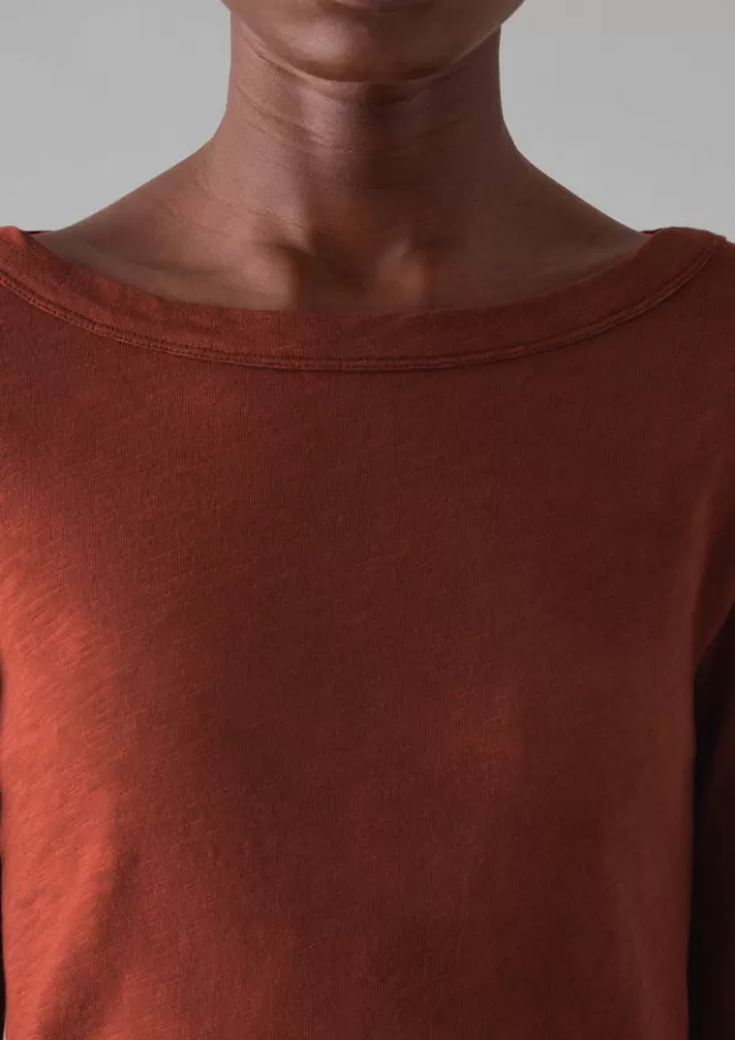 Maglietta Lia Donna Con Scollo A Barchetta - Jersey Tinto A Capo Perfetto Per Look Casual, Colori Vibranti E Comfort Garantito (Maglieria Primavera/Estate)