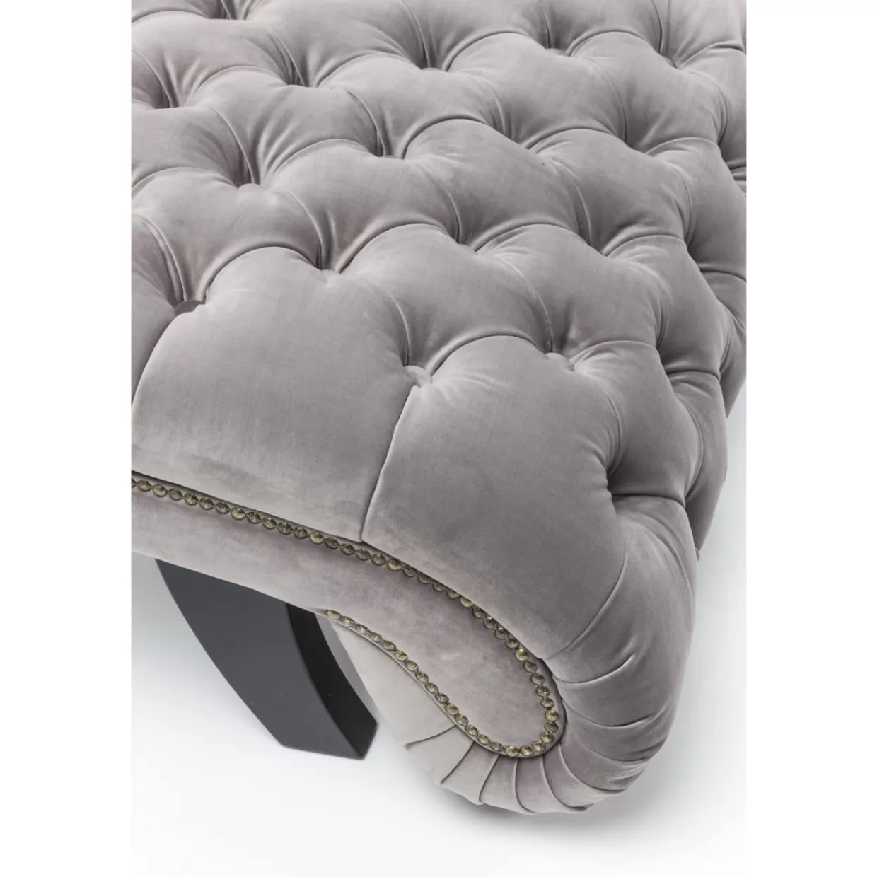 Divani e Poltrone KARE Design | Liege Desire in Velluto Morbido Grigio Argento Lucente, Comfort Moderno per Salotti Eleganti