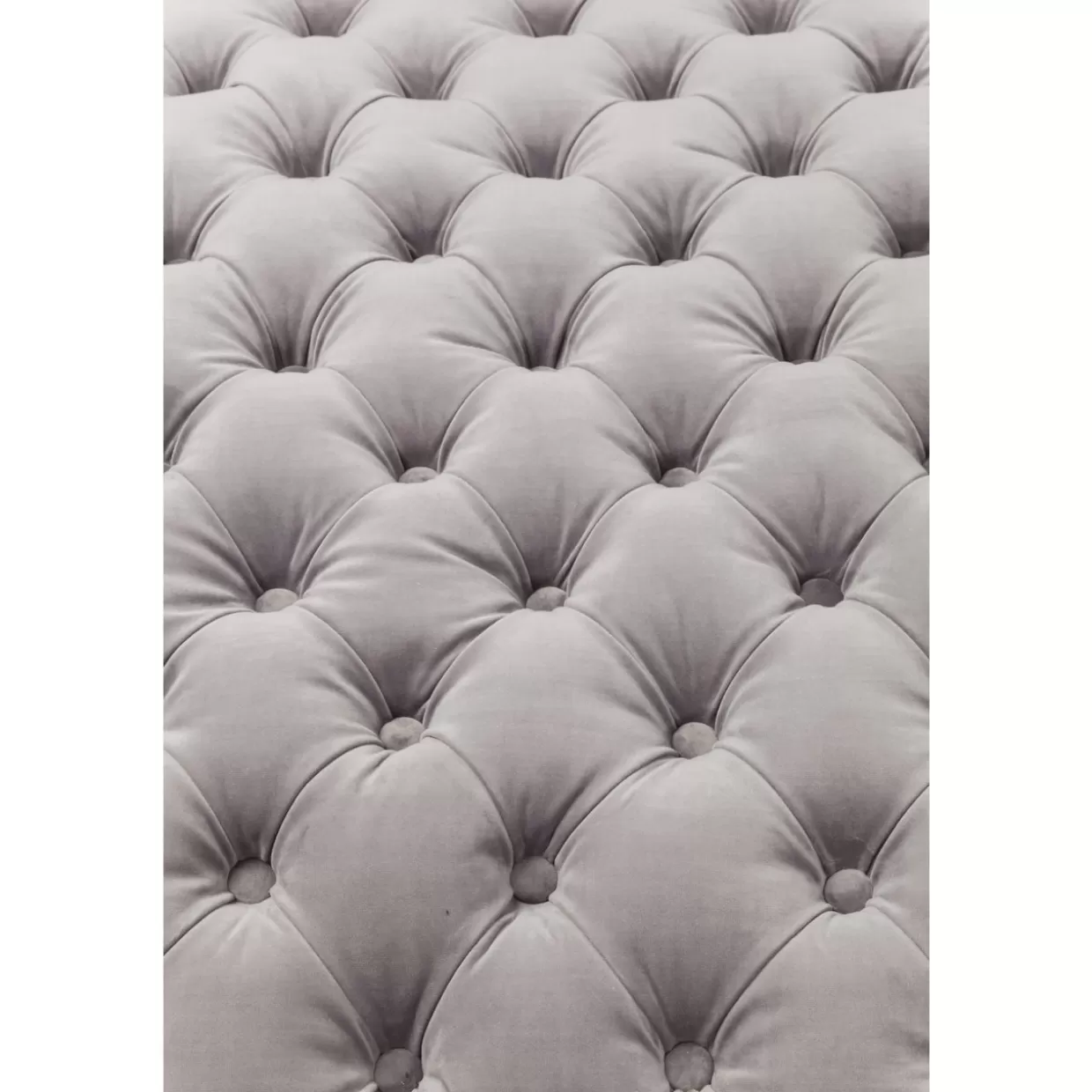 Divani e Poltrone KARE Design | Liege Desire in Velluto Morbido Grigio Argento Lucente, Comfort Moderno per Salotti Eleganti