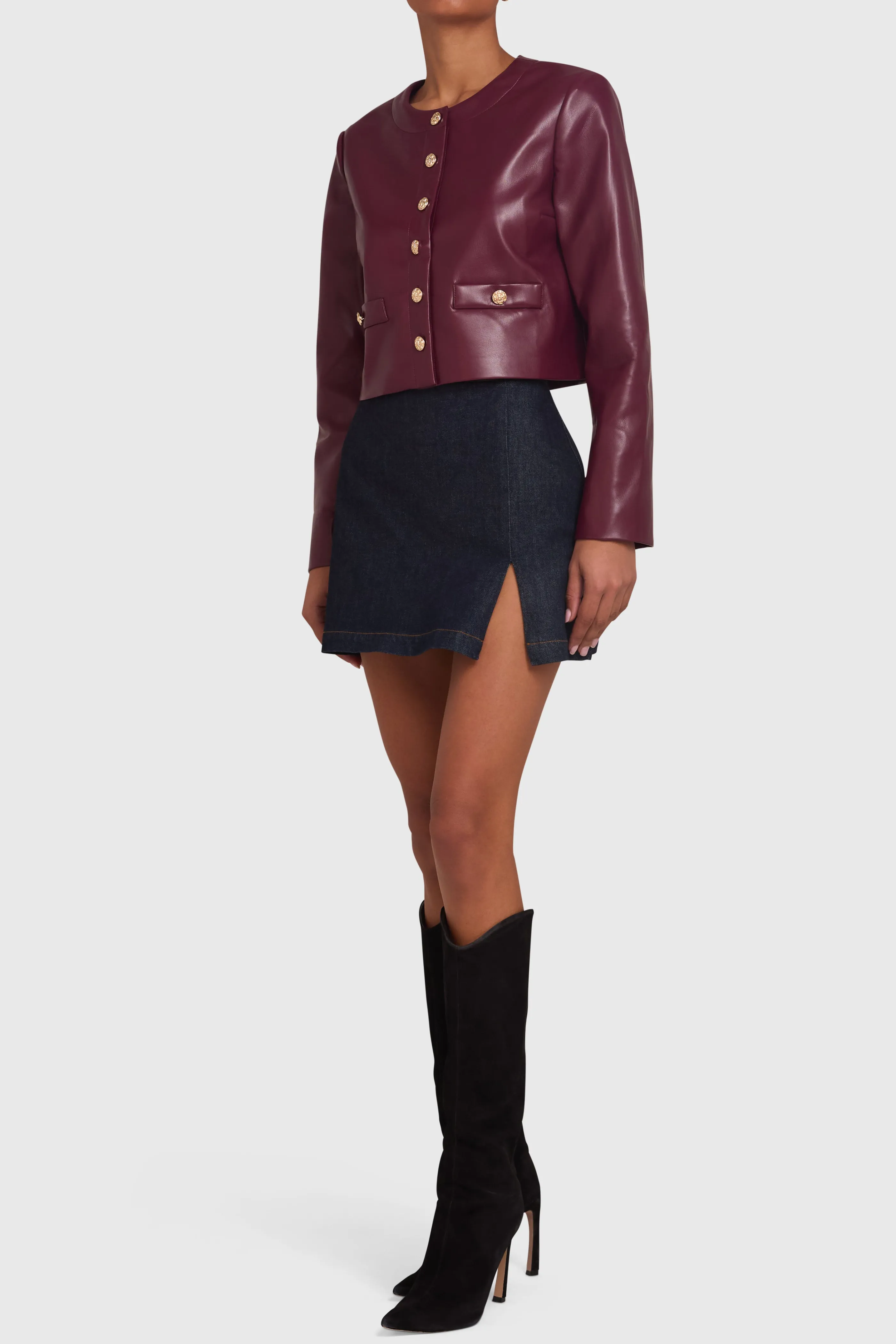 Giacchetta Elegante con Maniche Lunghe Braswell - Stile Classico di Amanda Uprichard per Tutte le Stagioni