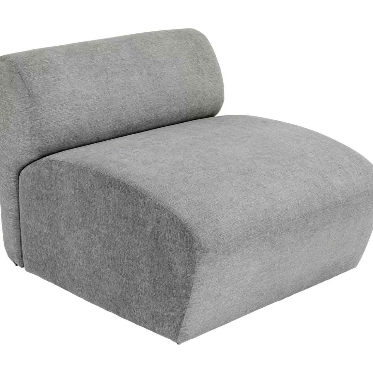 Divano Lucca | Design Moderno KARE in Tessuto Grigio, 76 cm