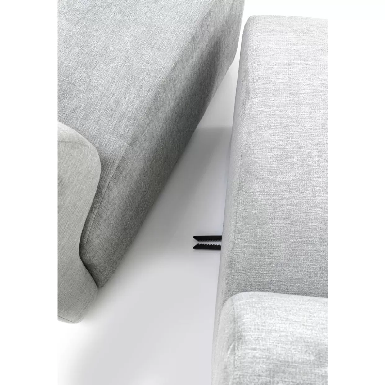 Divano Lucca | Design Moderno KARE in Tessuto Grigio, 76 cm