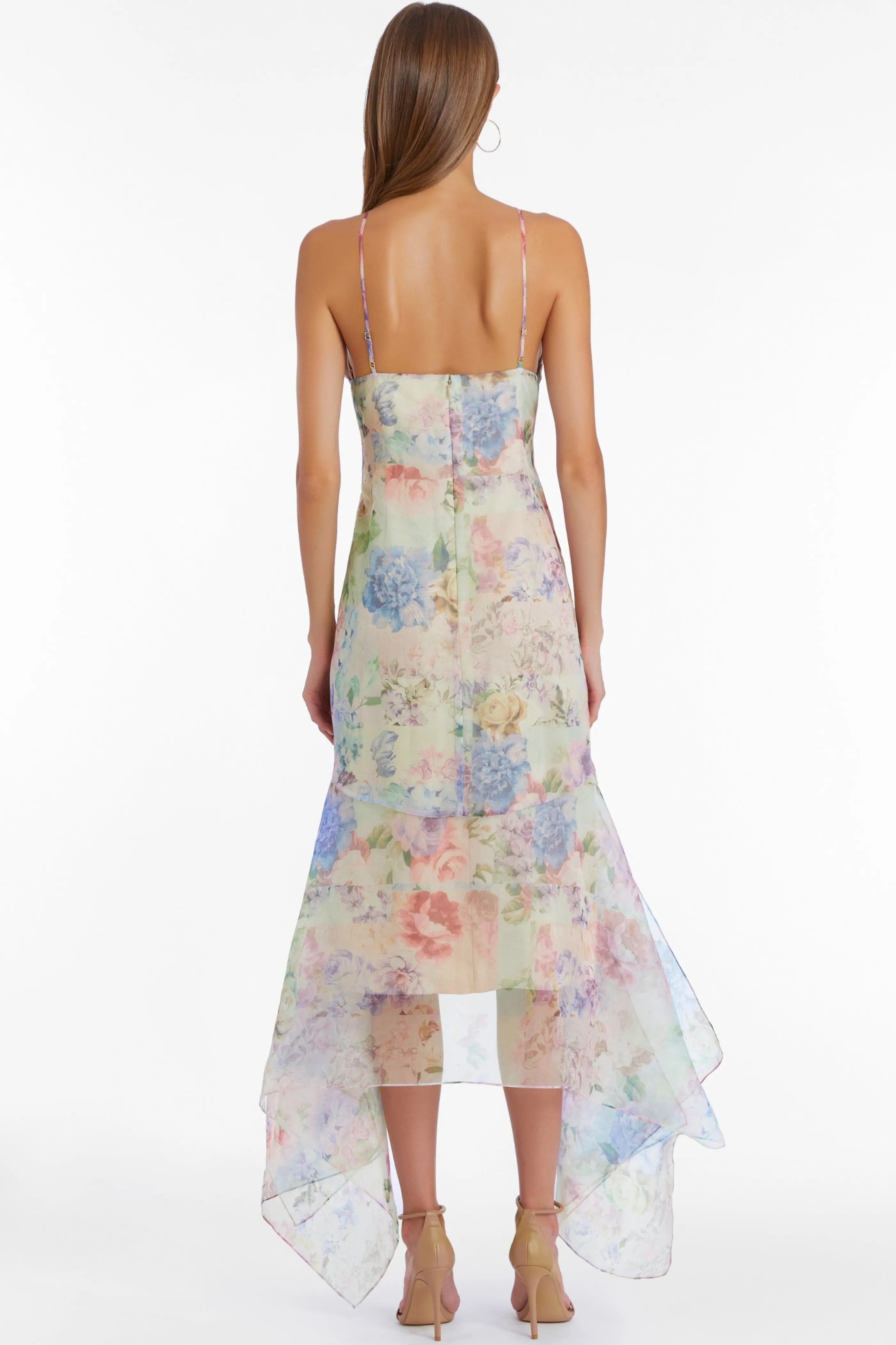 Natalé di Amanda Uprichard - Abito da Sera Elegante con Scollo a Cuore e Drappeggio