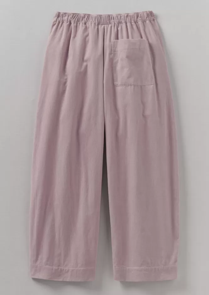 Pantaloni Donna in Velluto Organico - Taglio Oversize Comodo per Casa e Tempo Libero | Abbigliamento Casual Morbido con Design a Barile