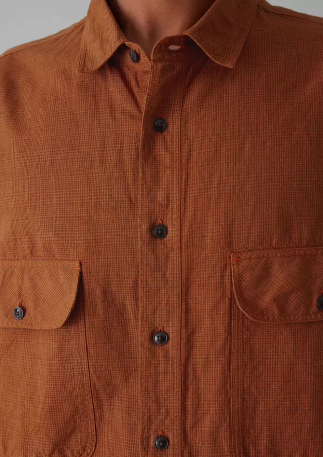 Nuova Camicia Da Lavoro Con Quadretti Sovratinti E Trama Artigianale