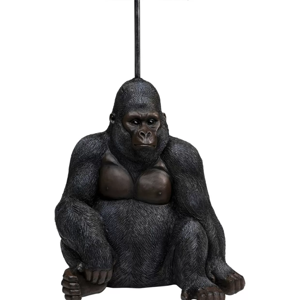 Portarotoli creativo a forma di scimmietta gorilla seduta - Accessorio decorativo per la casa, altezza 51 cm (Design esclusivo KARE)

（：，，，，