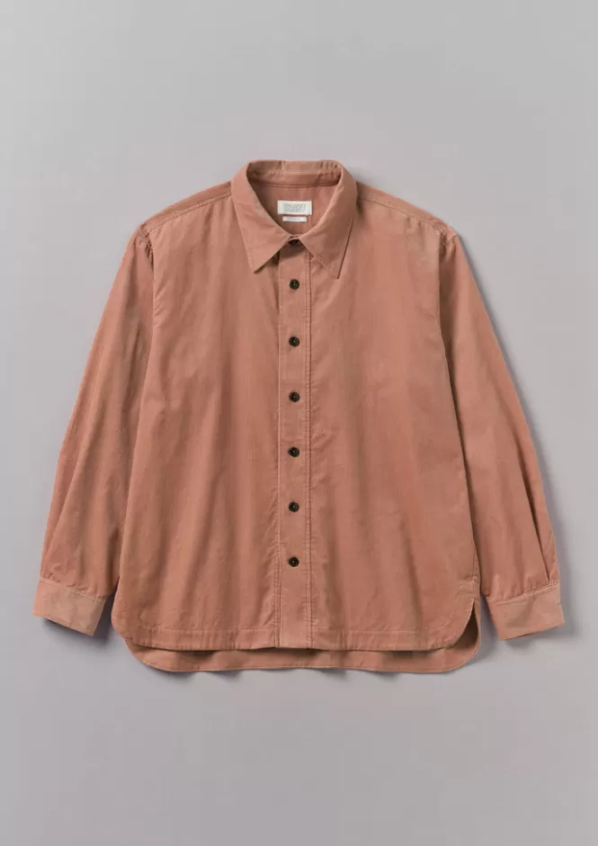 Camicia Elegante in Tessuto Cord Biologico - Colletto a Punta, Edizione Speciale con Offerta Lampo