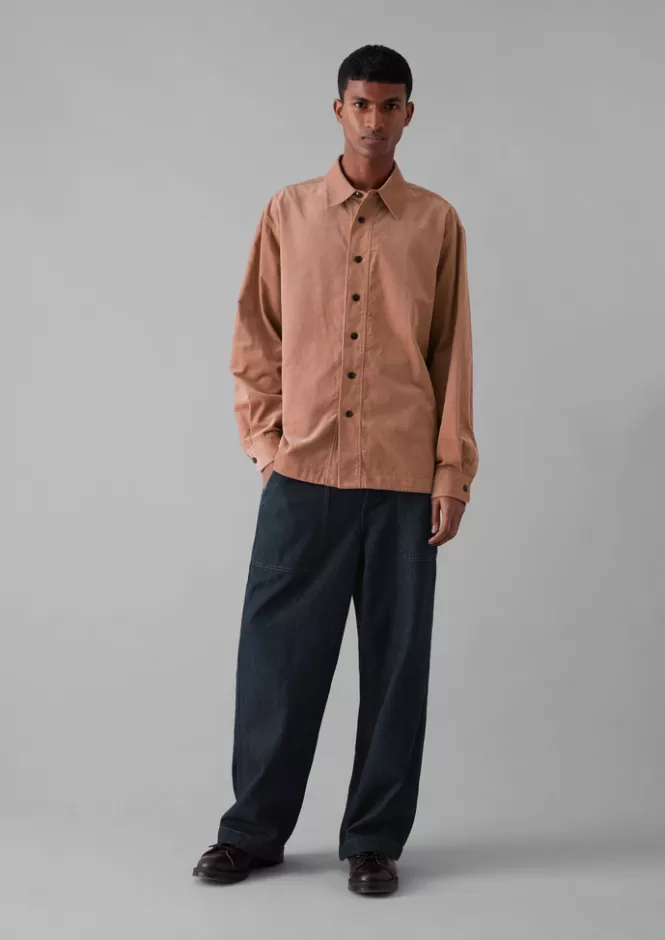 Camicia Elegante in Tessuto Cord Biologico - Colletto a Punta, Edizione Speciale con Offerta Lampo