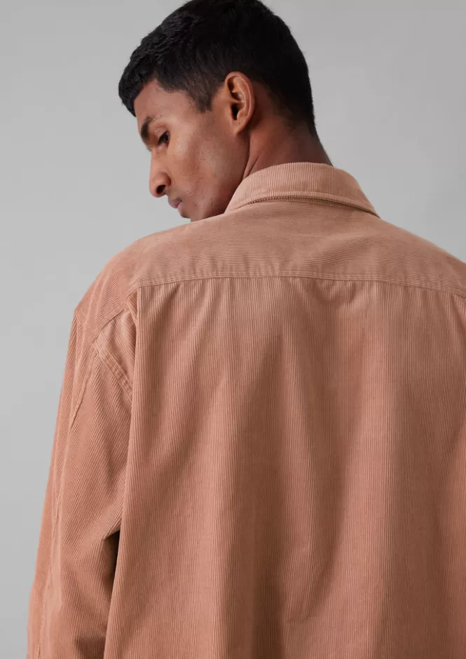 Camicia Elegante in Tessuto Cord Biologico - Colletto a Punta, Edizione Speciale con Offerta Lampo