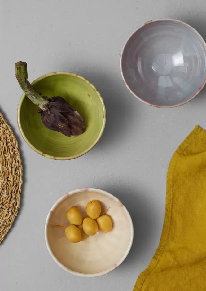 Ciotola Artigianale Barbotine per Colazione - Ceramica Elegante per Tavola | Stoviglie da Prima Colazione Fatte a Mano, Ideale per Cereali e Frutta - Design Unico per la Cucina Moderna