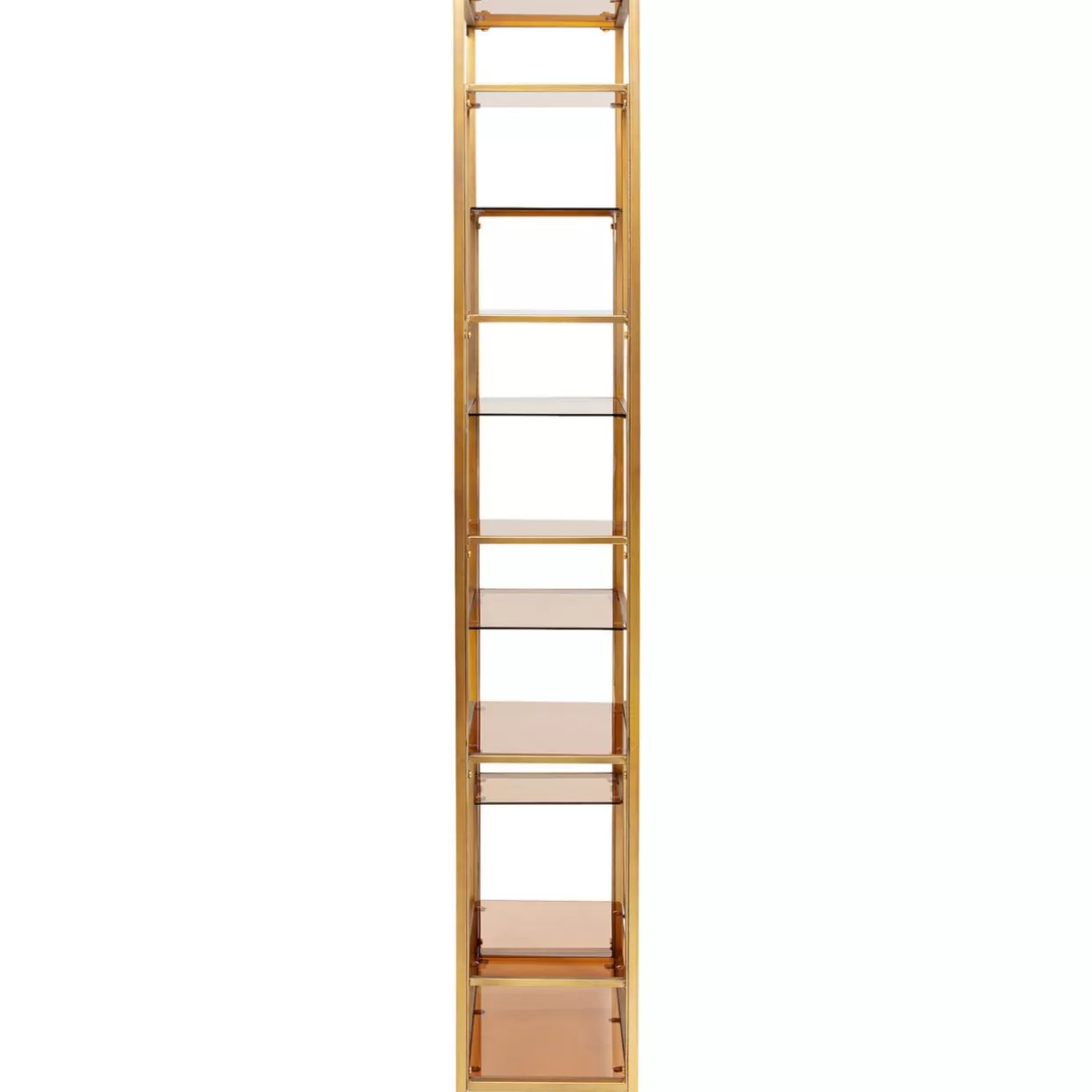 KARE Design - Scaffalatura Elegante in Stile Loft Dorato, 195x60 cm - Ideale per Arredamento Moderno
