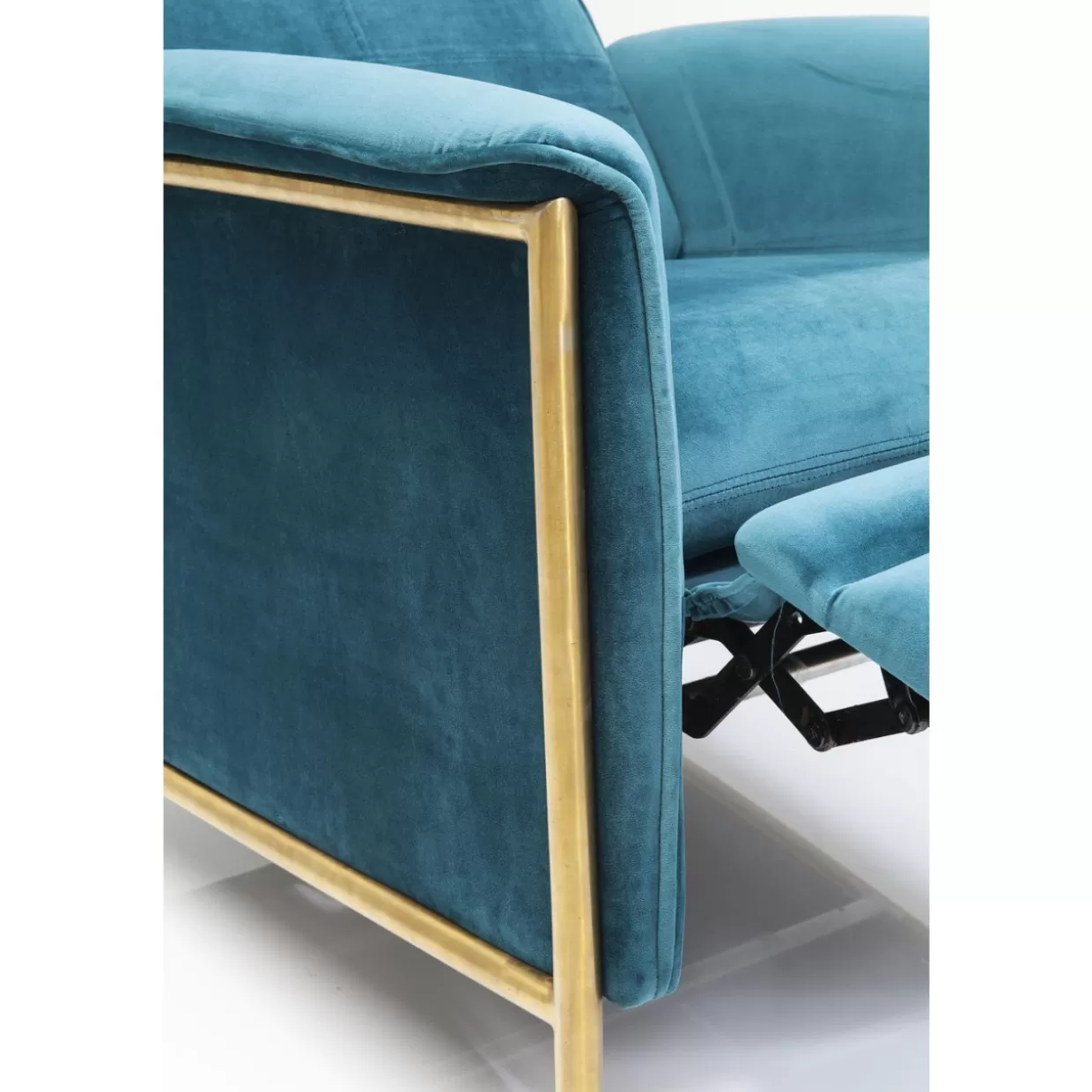 Poltrona Relax Velluto - Comodità Avvolgente in Blu Elegante | Design Moderno KARE