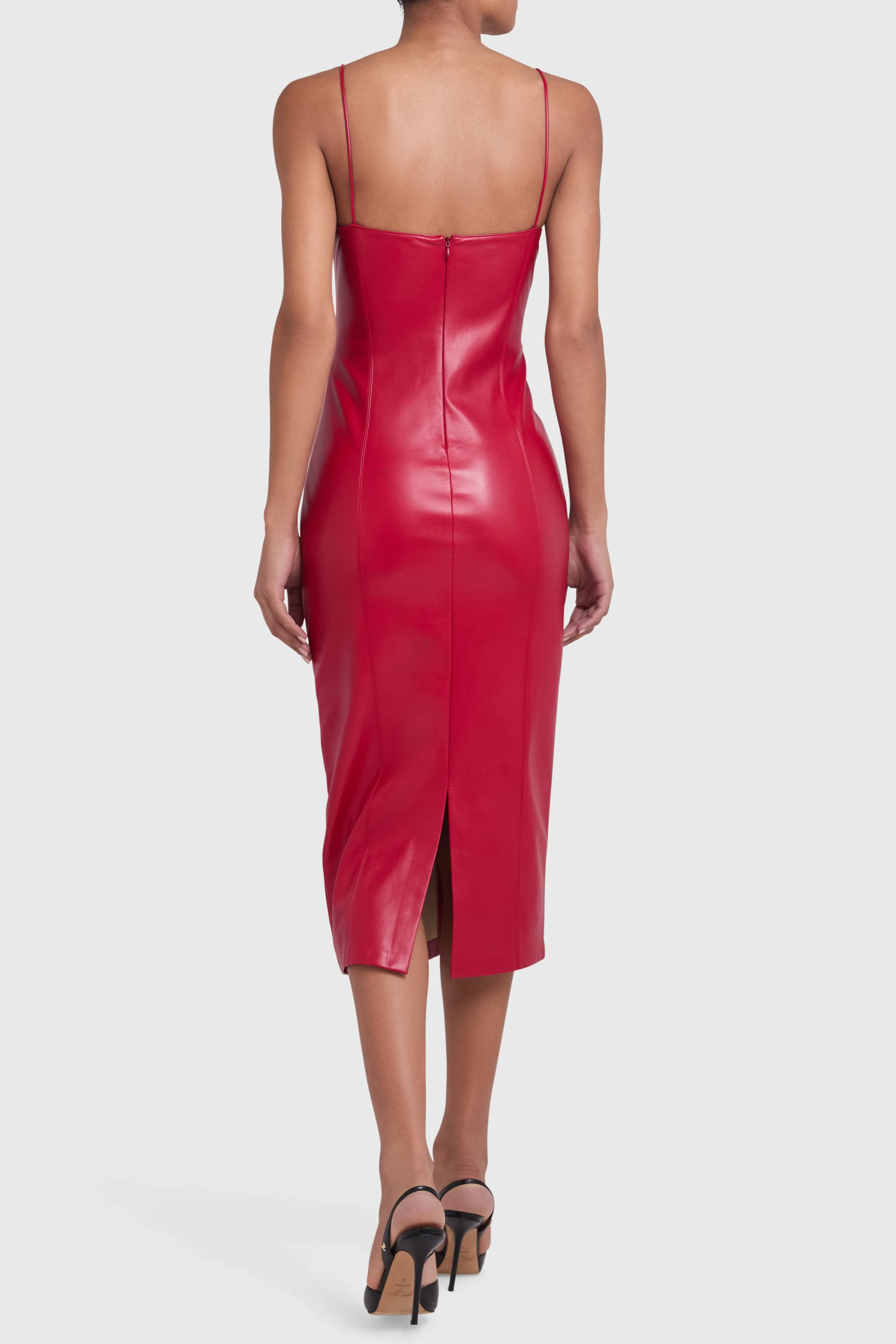 Amanda Uprichard Rocco - Vestito Midilungo Elegante con Scollo a Cuore per Donna