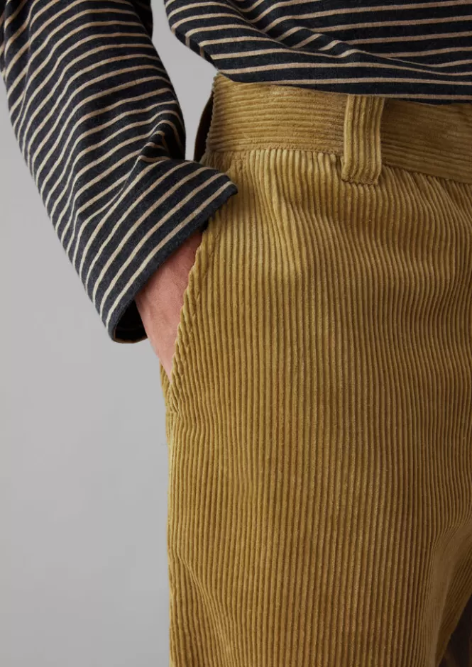 Pantaloni Uomo in Velluto Organico Rory - Tessuto Resistente con Taglio Moderno, Comodi e Stilizzati per Look Casual Elegante