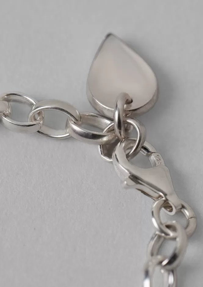Bracciale Elegante Sally Lacock Pod in Acciaio per Donna - Bijoux Chic con Ciondolo a Forma di Guscio
