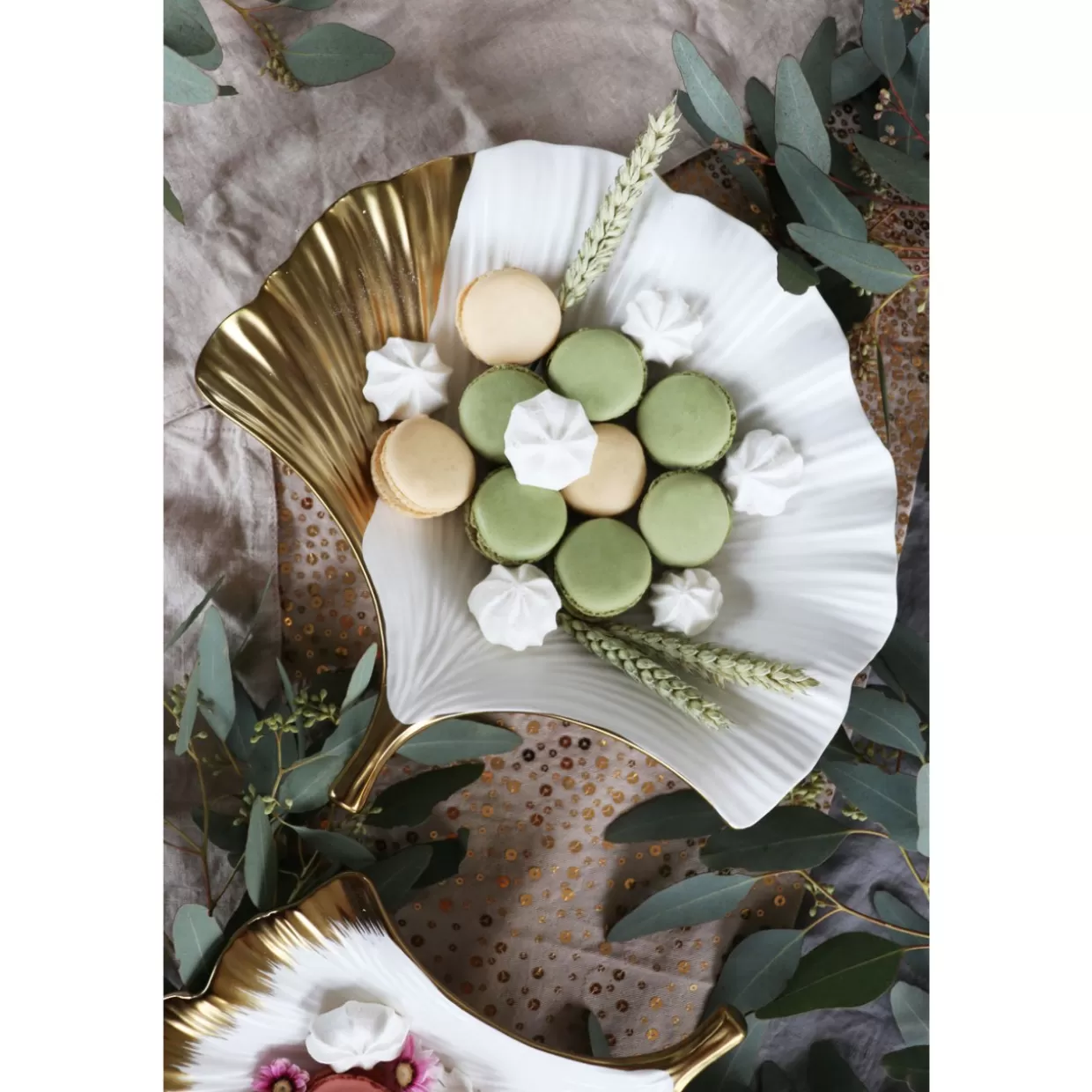 Ciotola Elegance Ginkgo – Complementi da Tavola Artistici KARE Design con Stile Botanico