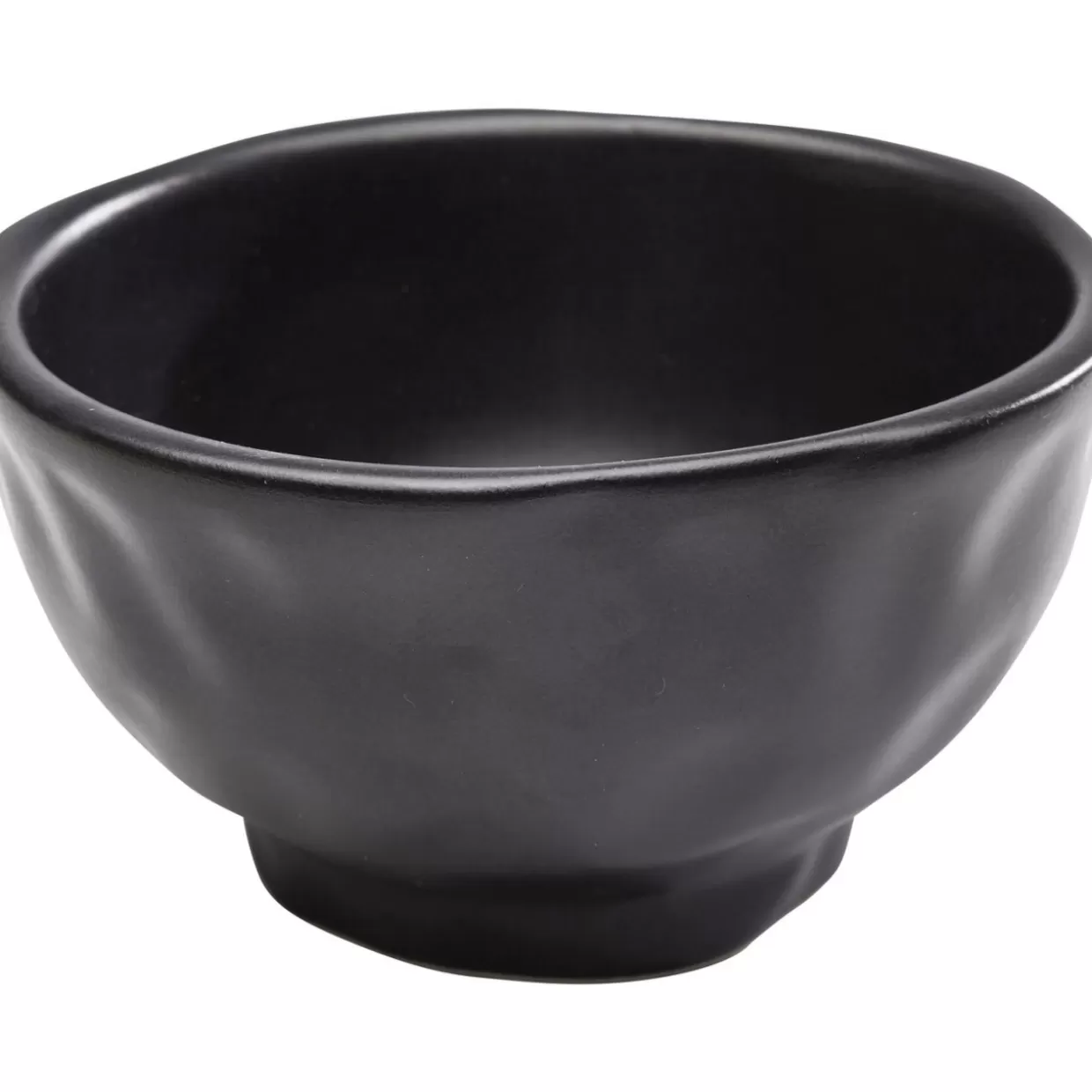 KARE Design | Ciotola Organica Moderna in Nero Opaco - Stoviglie e Accessori da Tavola con Design Essenziale, Diametro 15 cm
