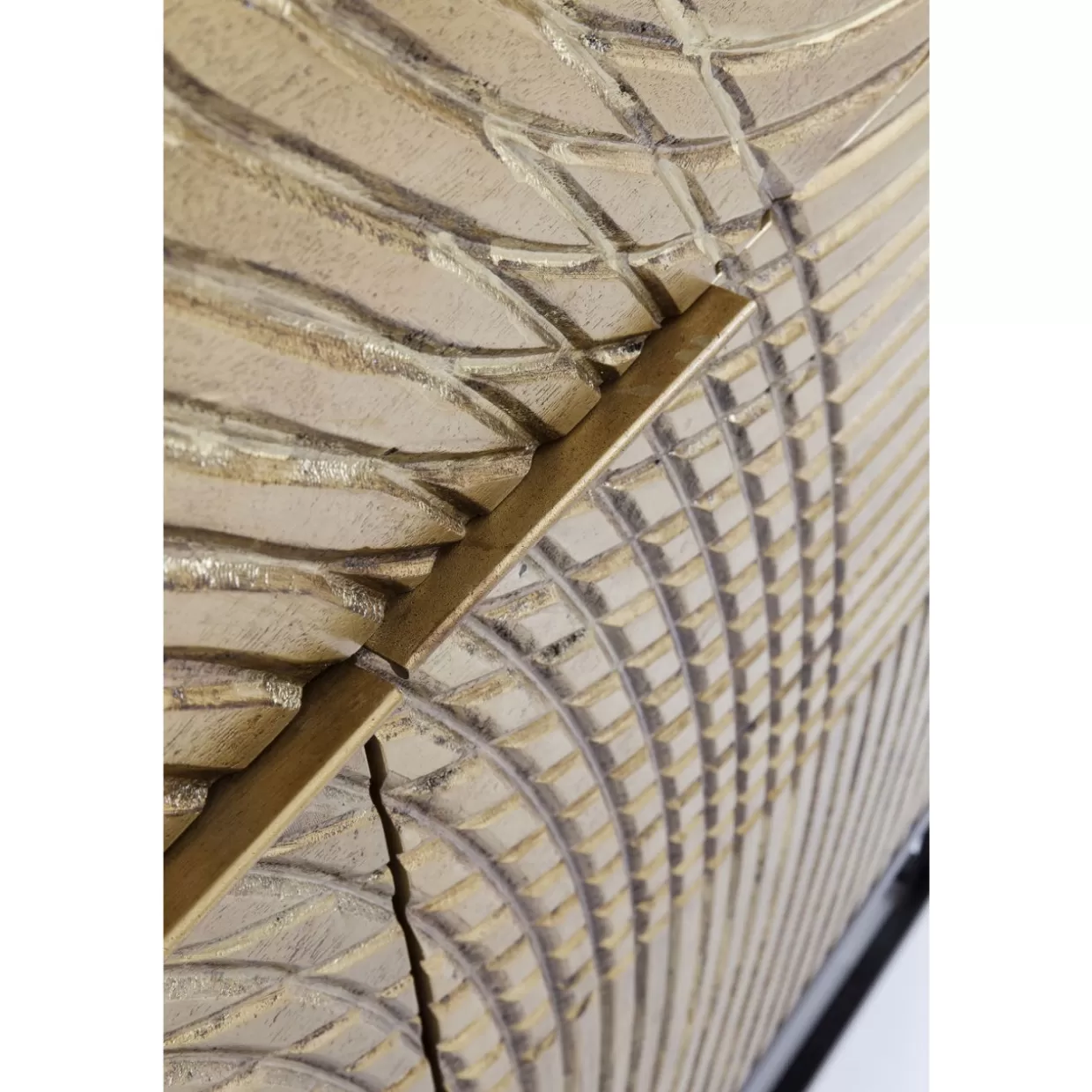 Armadietto Circolare Regale KARE Design - Mobile Elegante con Scaffali Curati e Linee Moderne