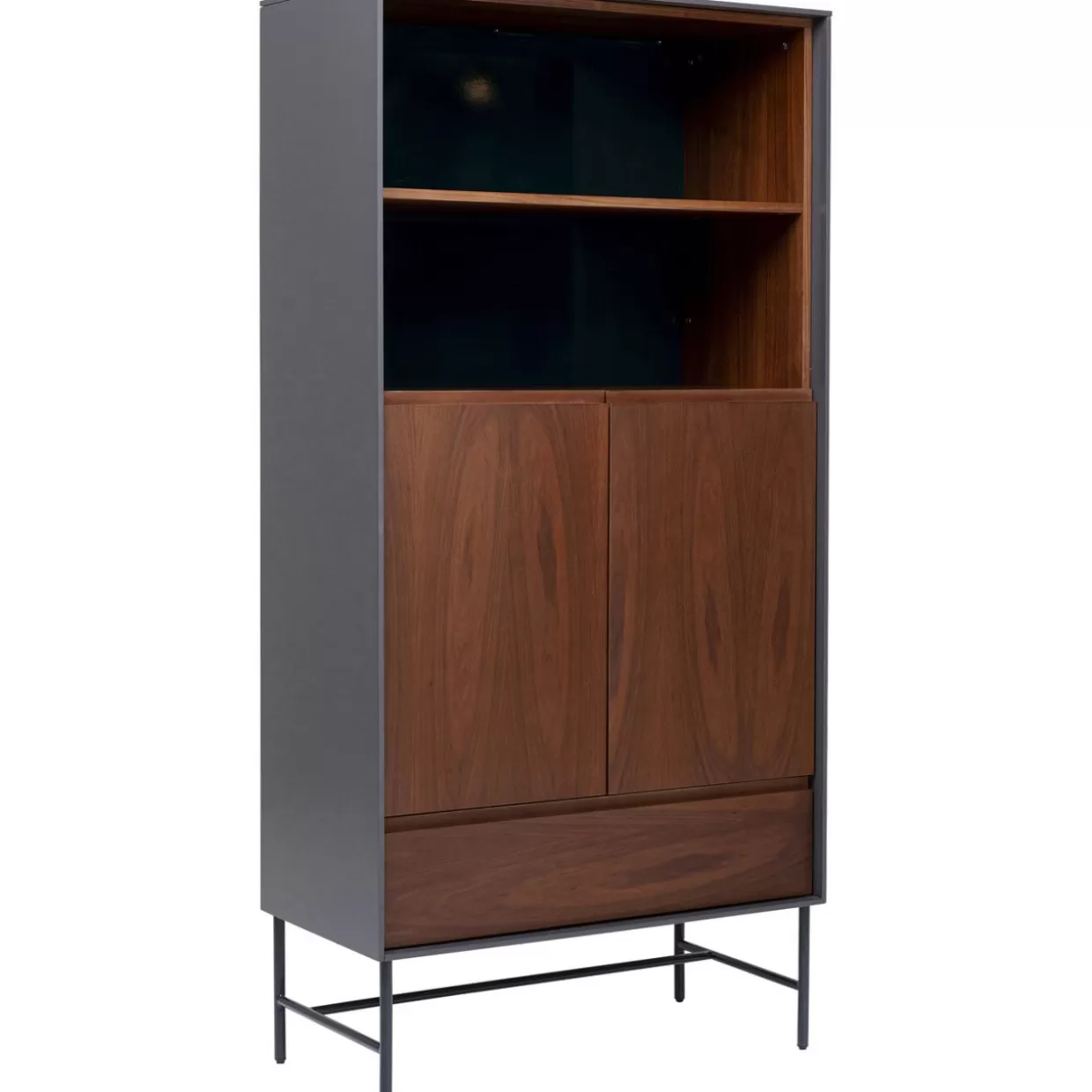 Armadio Libreria Selina - Progettato da KARE, 82x170 cm, Soluzione Abitativa con Stile Moderno