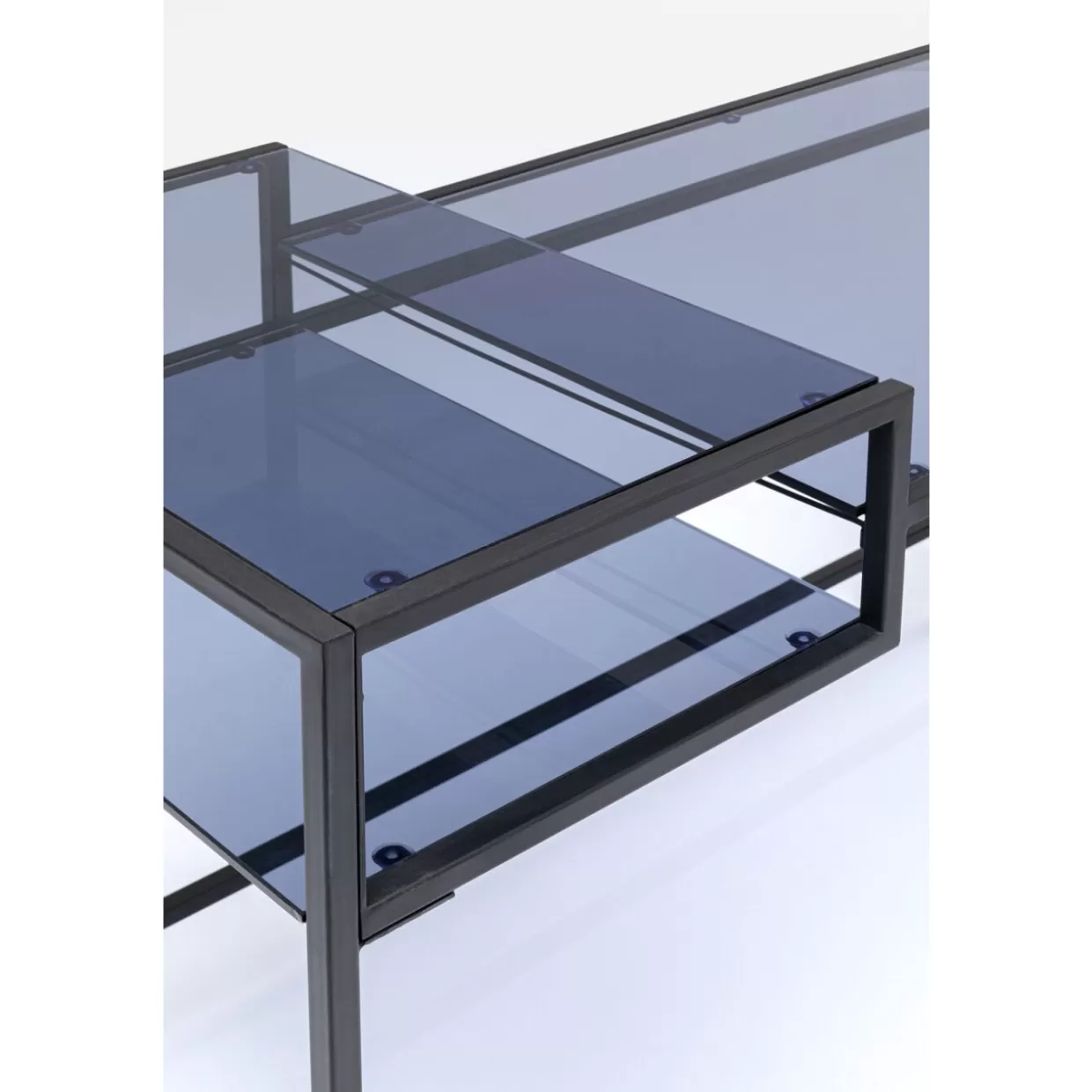 Scrivania Loft Moderna KARE Design - Nero Opaco, Dimensioni 134x60 cm, Perfetta per Ufficio o Casa con Stile Industriale