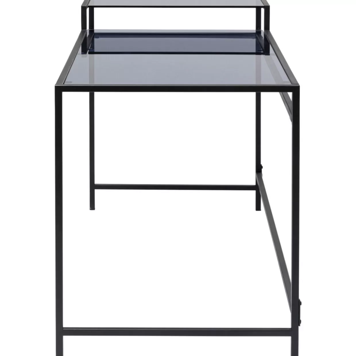 Scrivania Loft Moderna KARE Design - Nero Opaco, Dimensioni 134x60 cm, Perfetta per Ufficio o Casa con Stile Industriale