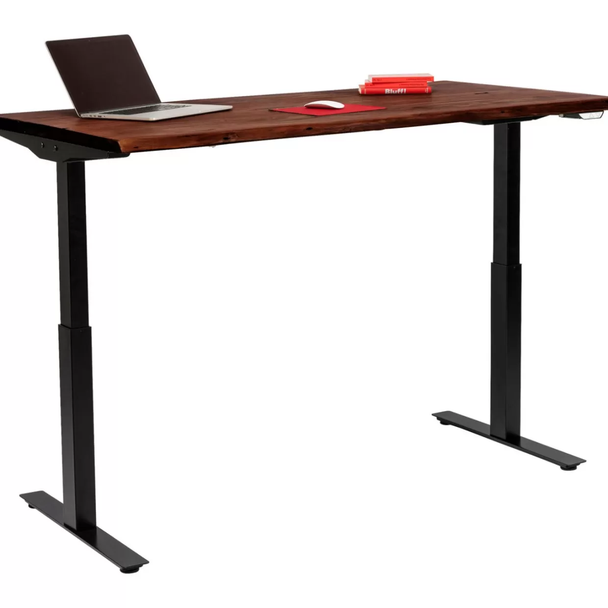 KARE Design - Scrivania Elegante Office Harmony, Design Moderno per Ufficio, Finitura Scura - Dimensioni 180x90 cm
