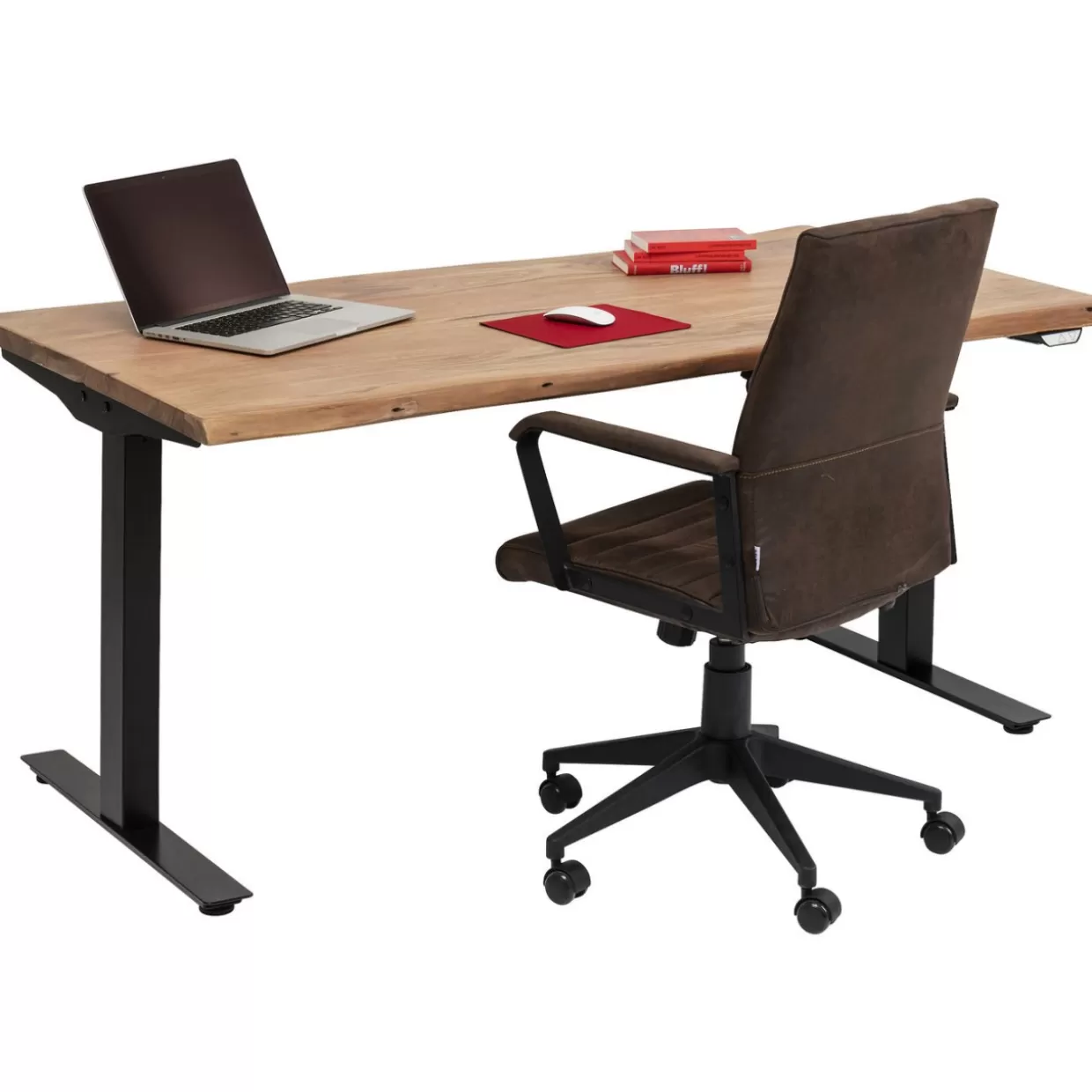 KARE Design - Scrivania Moderna Office Harmony in Nero, 160x80 cm - Soluzione Elegante per Lavoro Intelligente 

(：，