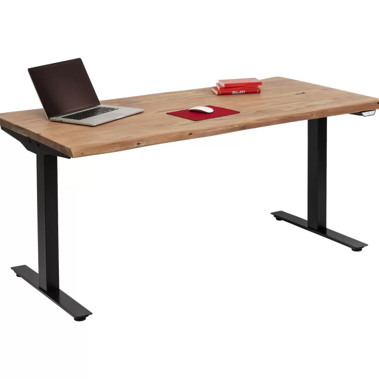 KARE Design - Scrivania Moderna Office Harmony in Nero, 160x80 cm - Soluzione Elegante per Lavoro Intelligente 

(：，