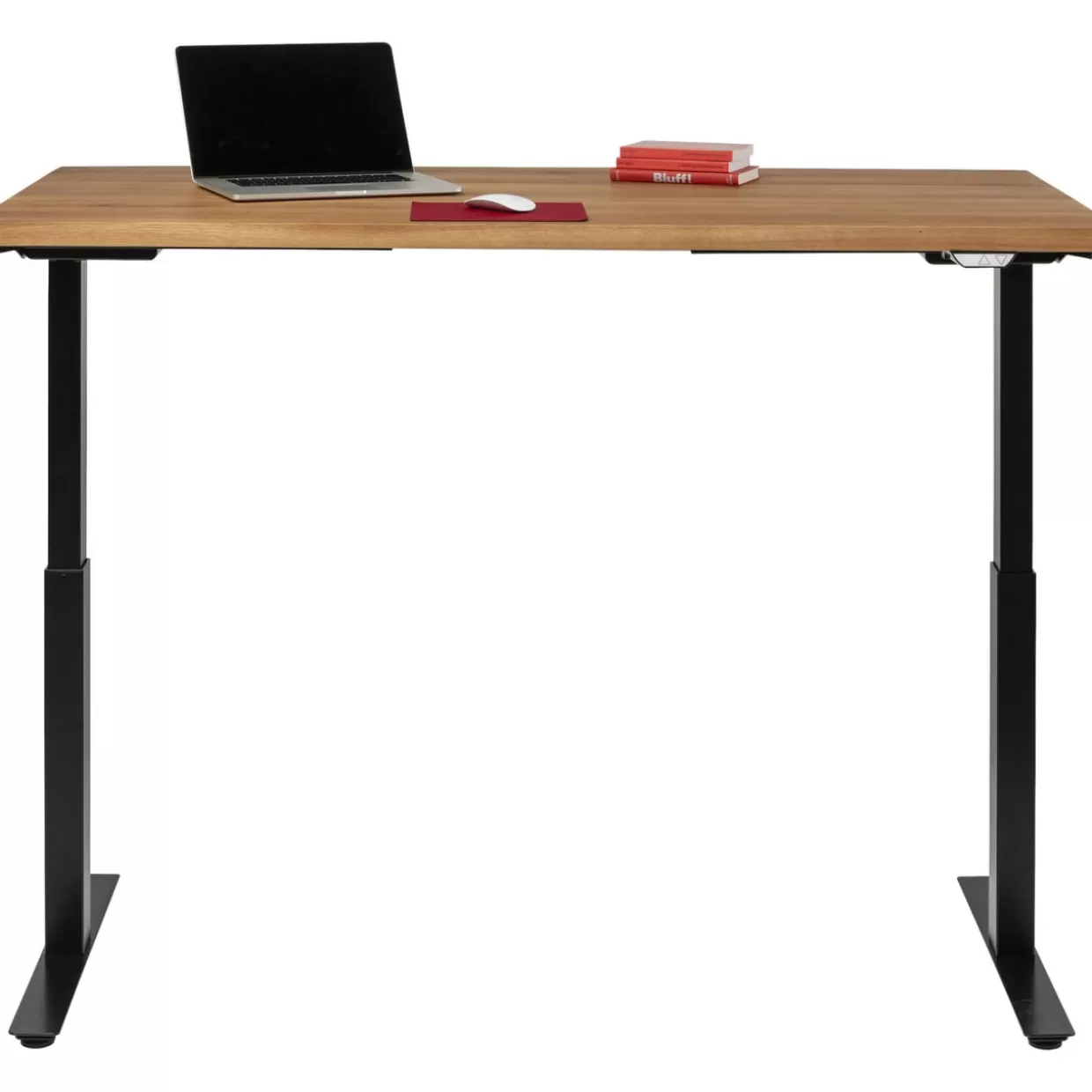 Scrivania moderna Jackie in quercia scuro - Design elegante per ufficio contemporaneo 160x80 cm con struttura KARE