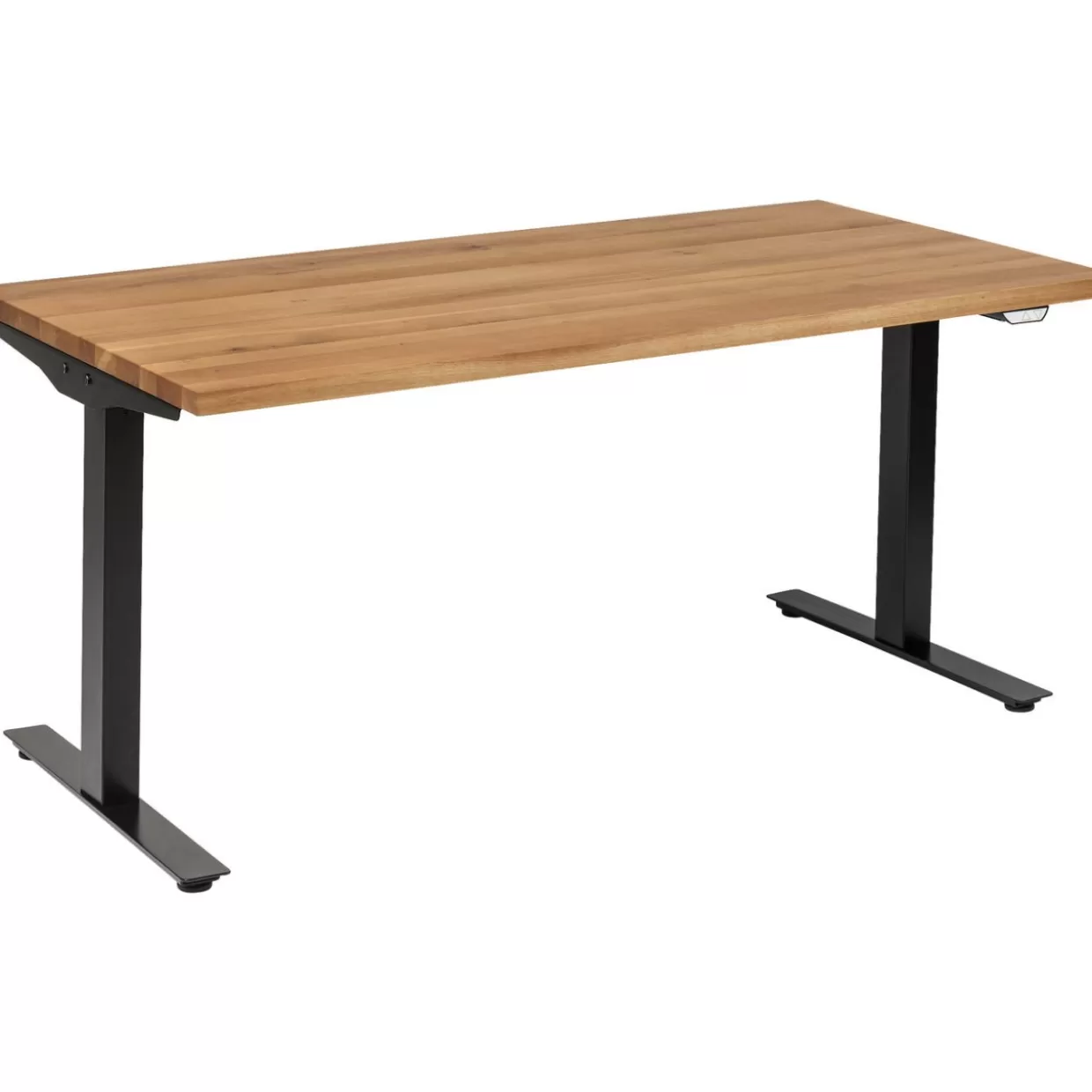 Scrivania moderna Jackie in quercia scuro - Design elegante per ufficio contemporaneo 160x80 cm con struttura KARE