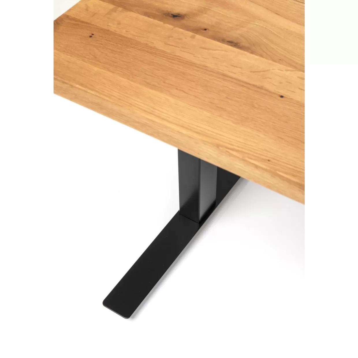 Scrivania moderna Jackie in quercia scuro - Design elegante per ufficio contemporaneo 160x80 cm con struttura KARE