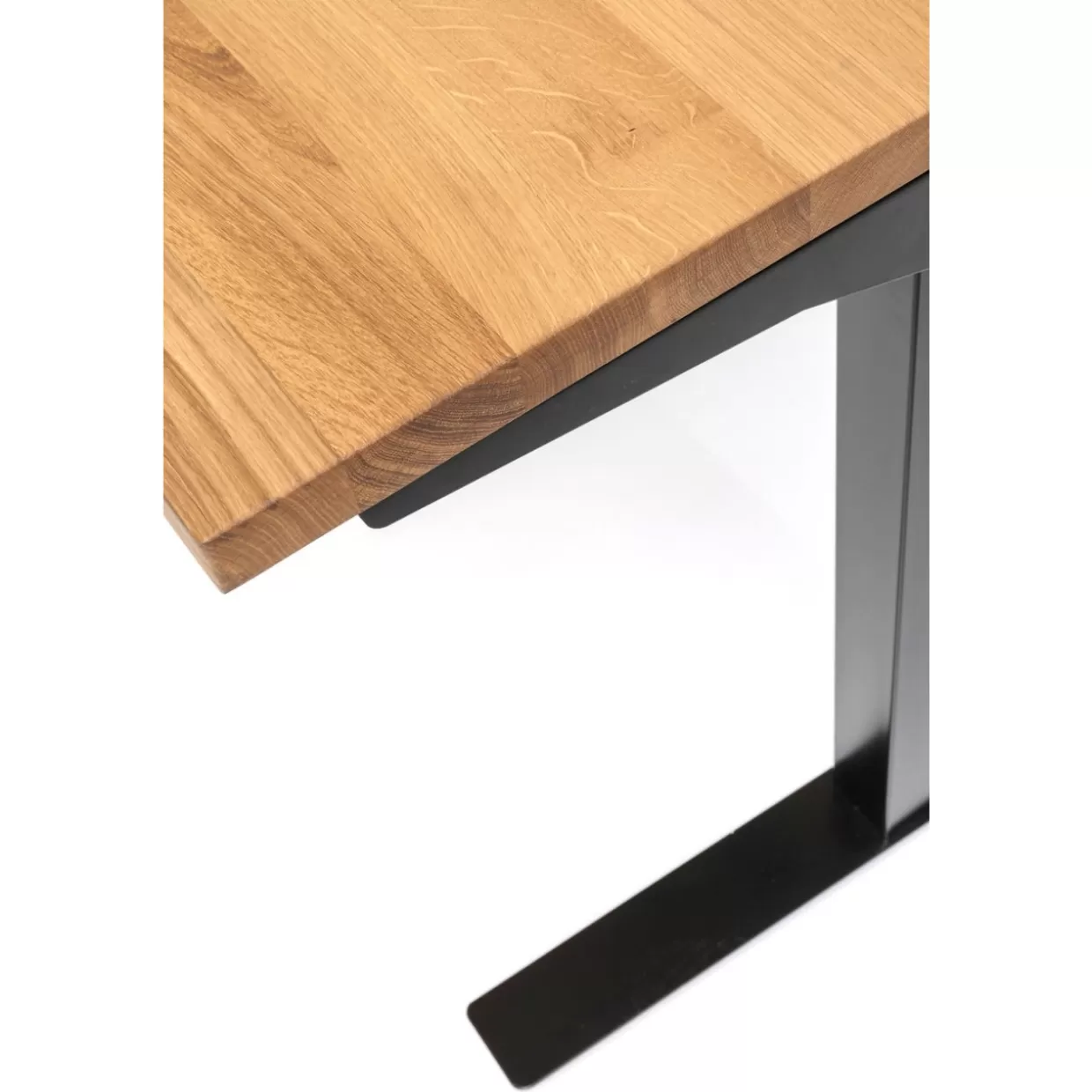 Scrivania moderna Jackie in quercia scuro - Design elegante per ufficio contemporaneo 160x80 cm con struttura KARE