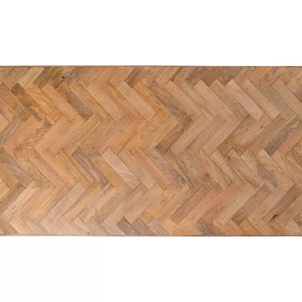 Scrivania Elegante KARE Design con Rivestimento Parquet - Scrivania Professionale per Ufficio, Design Moderno e Misure: 180x90 cm