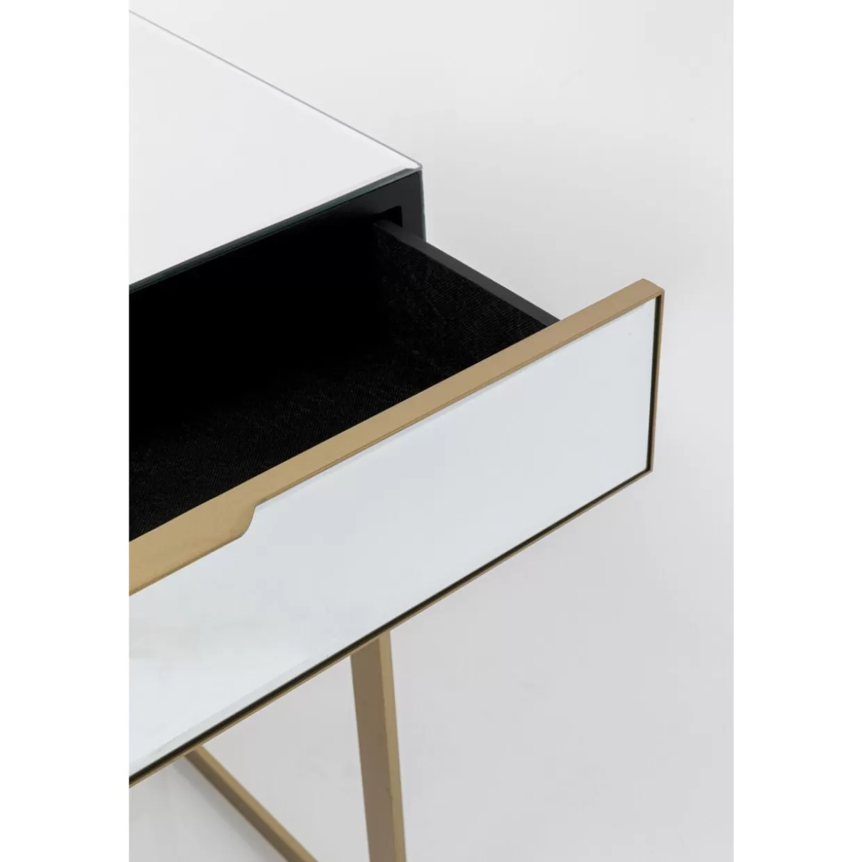 Scrivania Elegante Soran Colore Oro - Design Moderno KARE 120x50 cm per la tua Casa