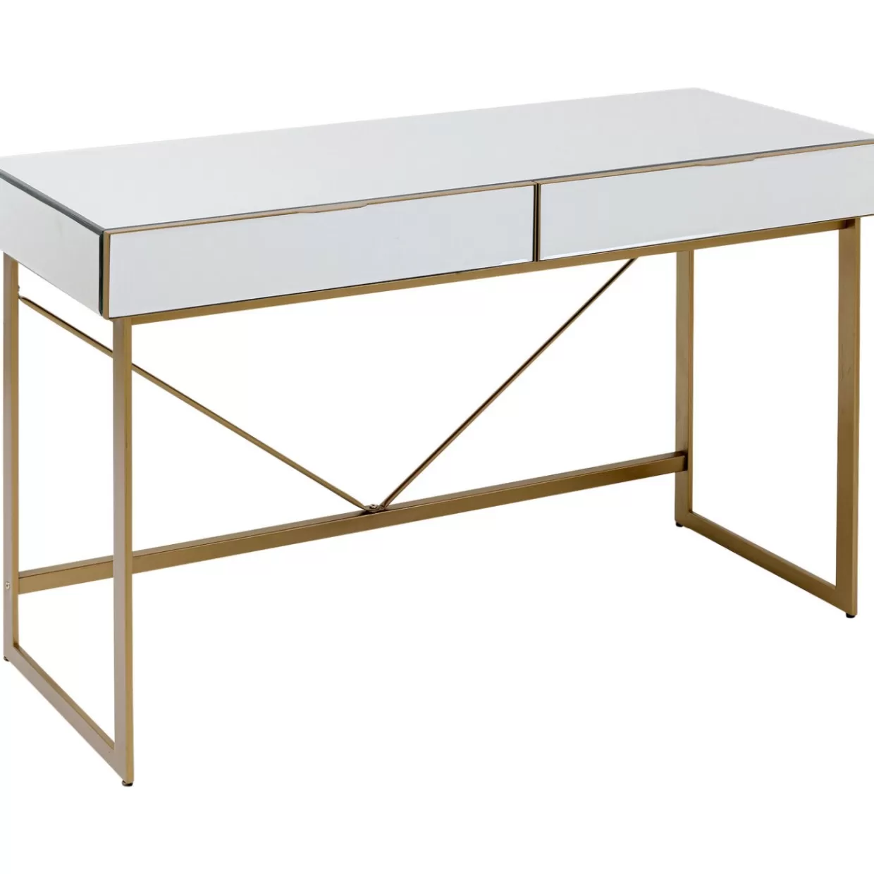 Scrivania Elegante Soran Colore Oro - Design Moderno KARE 120x50 cm per la tua Casa