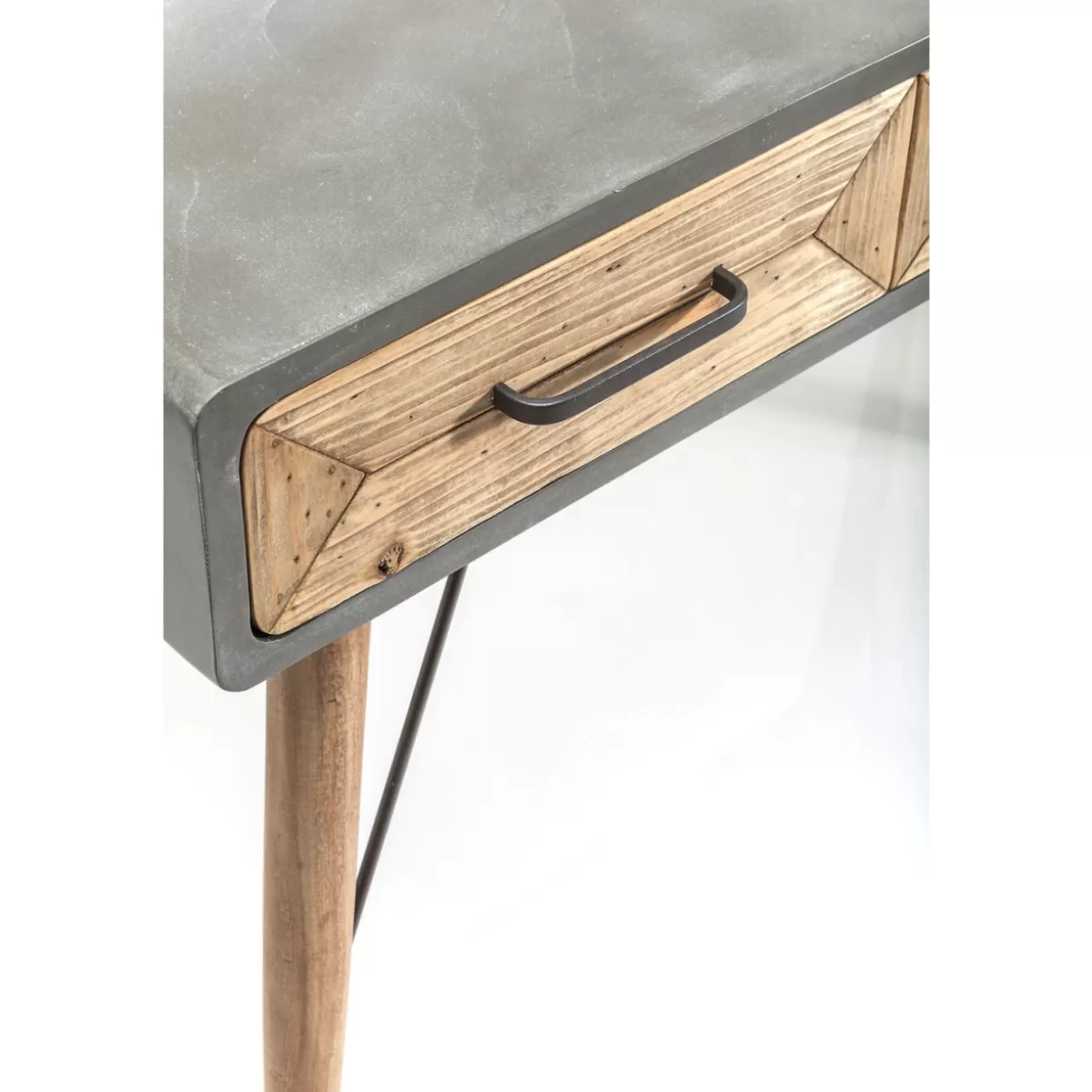 Scrivania Industriale Moderna KARE X Factory - Design Funzionale 120x60 cm con Struttura 3SK per Ufficio o Casa