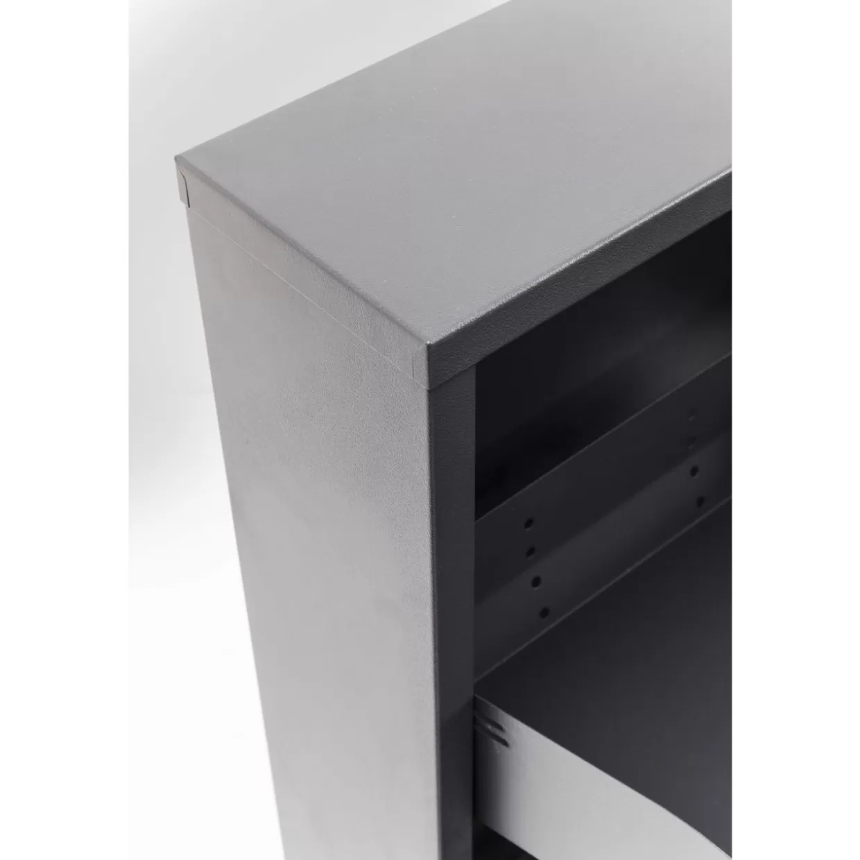 KARE Design - Complementi d'Arredo Moderni | Scarpiere Caruso 3 Posti in Morbido Grigio Antracite