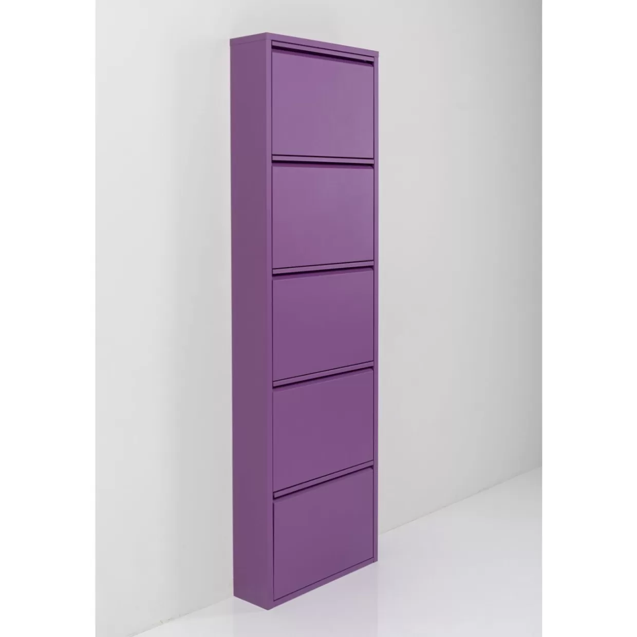 Scarpiera Caruso 5 Posti in Design Moderno, Viola - Arredamento Compatto e Accessori Funzionali by KARE Design
