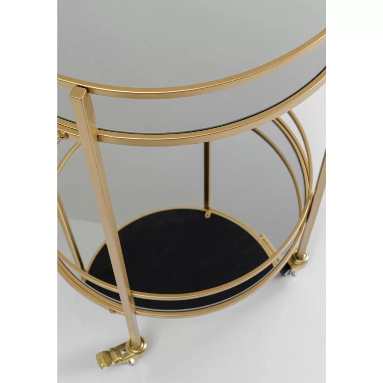 Carrelli da servizio eleganti Emilia - Tavoli stile industriale KARE Design per arredamento contemporaneo