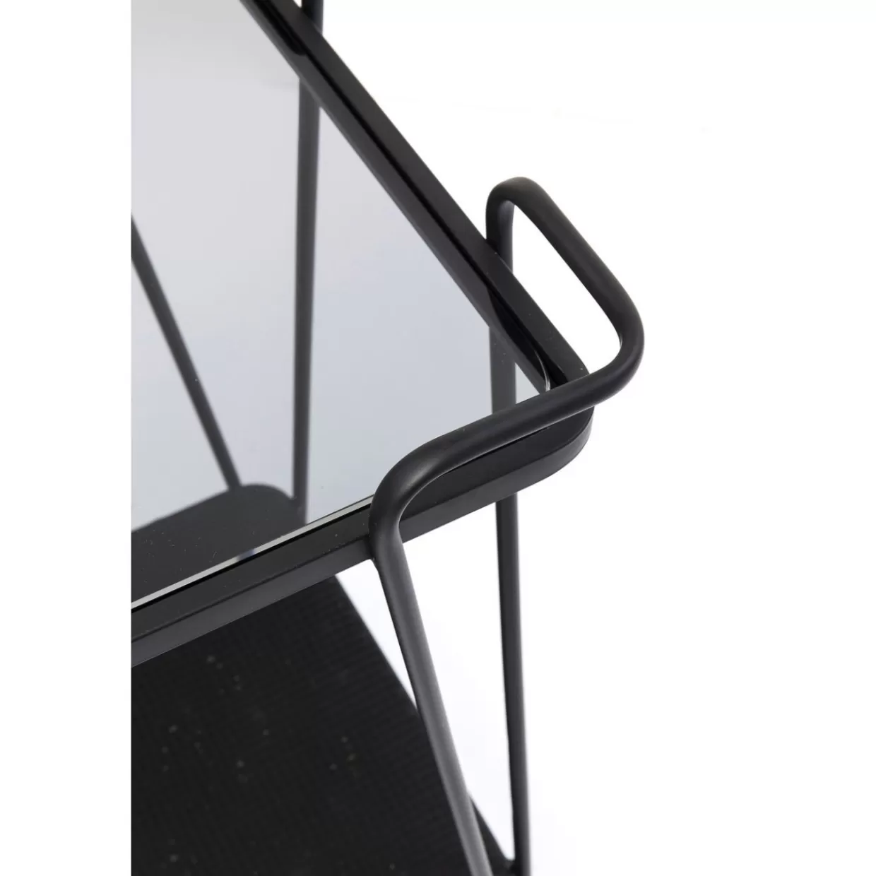 KARE Design - Tavoli Moderni e Carrello da Servizio con Griglia Metallica Elegante