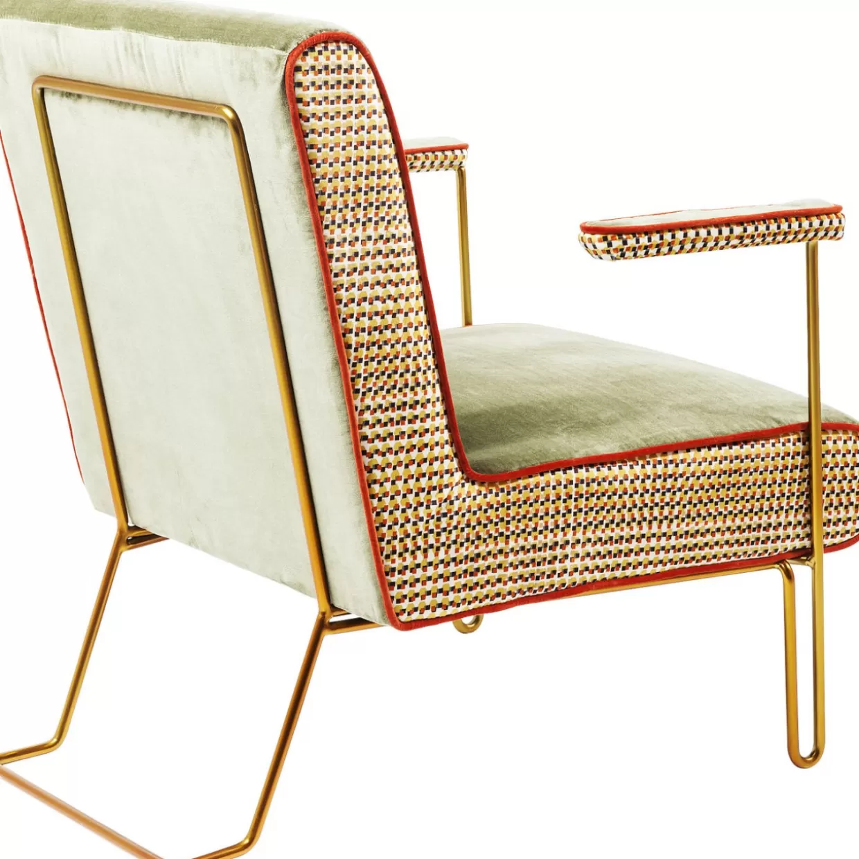 Poltrona Aunt Betty by KARE Design - Design Esclusivo con Rivestimento in Stoffa Elegante, Ideale per Soggiorno o Camera da Letto