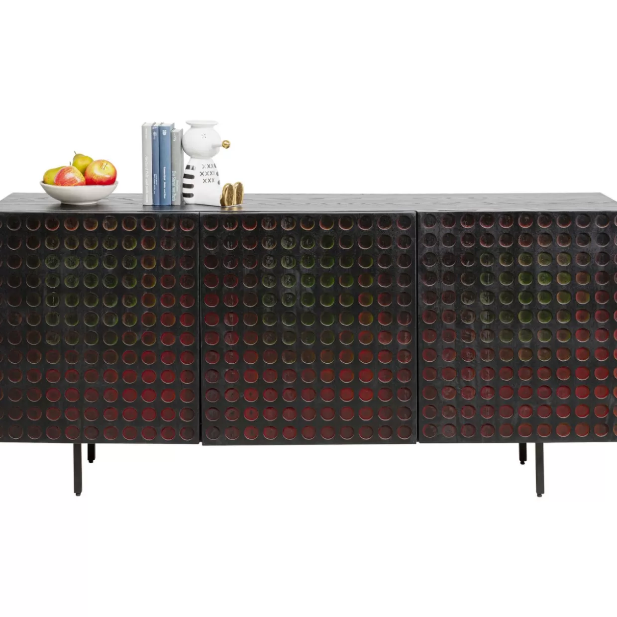 Credenze Moderne KARE Design con Sistema Click-Clack - Cassettiera Multifunzione 160x75 cm per Soggiorno Elegante