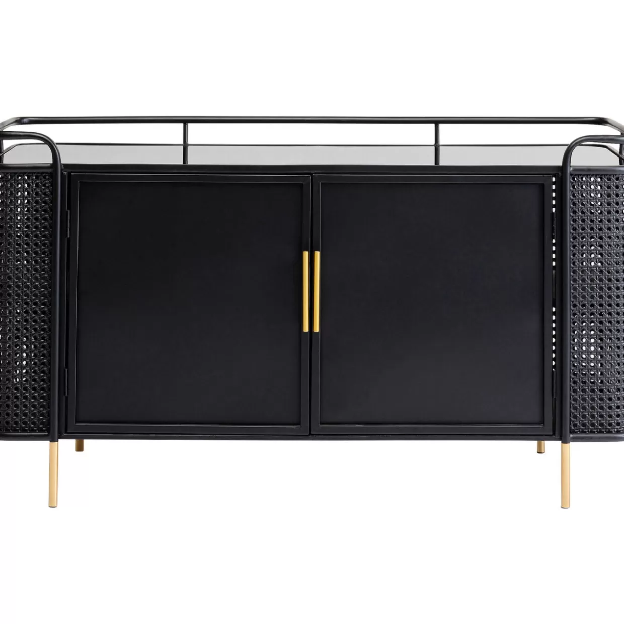 Credenza Moderna KARE Design con Struttura Fence Elegante - Comò 120x70 cm per Soggiorno Funzionale