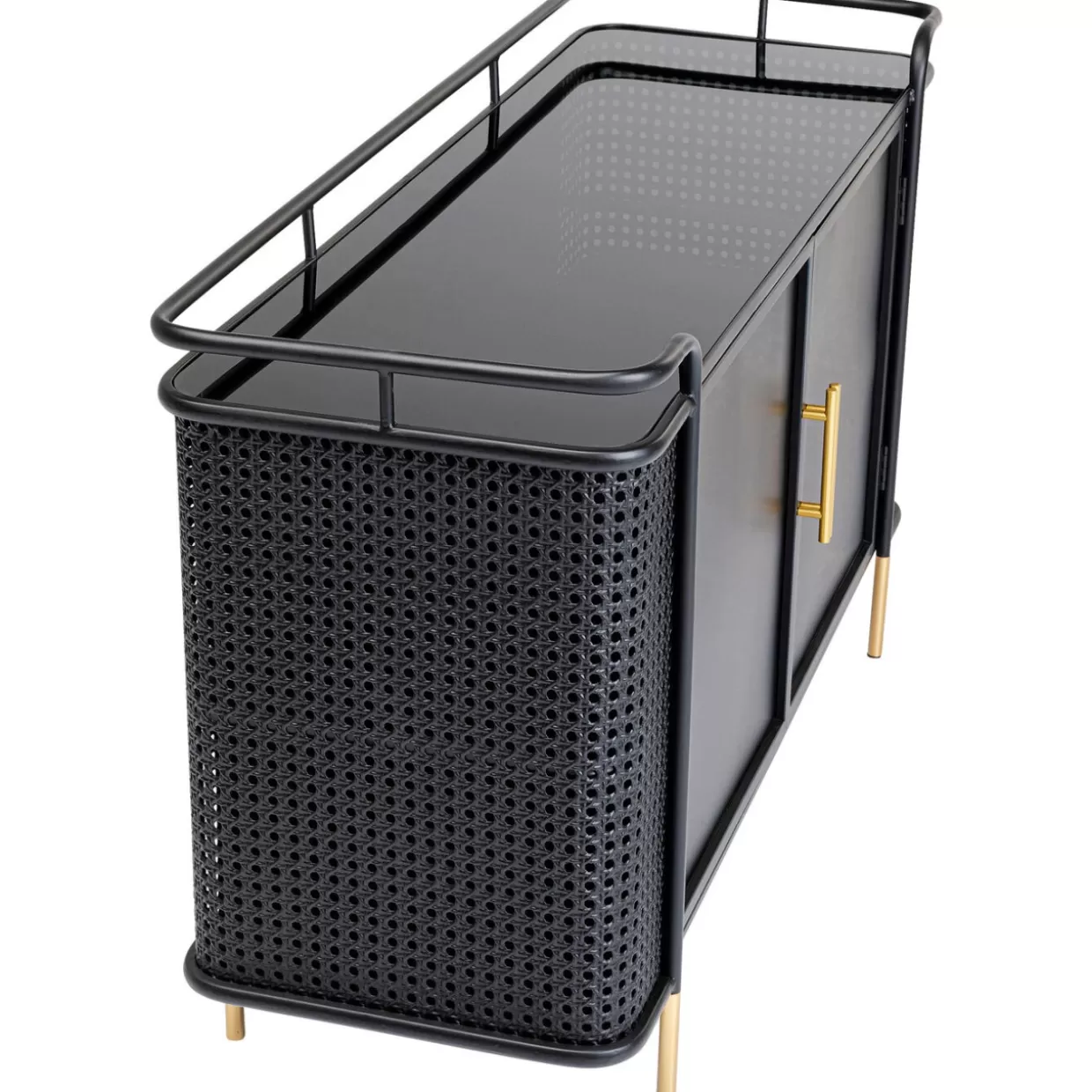 Credenza Moderna KARE Design con Struttura Fence Elegante - Comò 120x70 cm per Soggiorno Funzionale